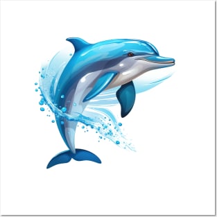 Adorable Dolphin Posters and Art